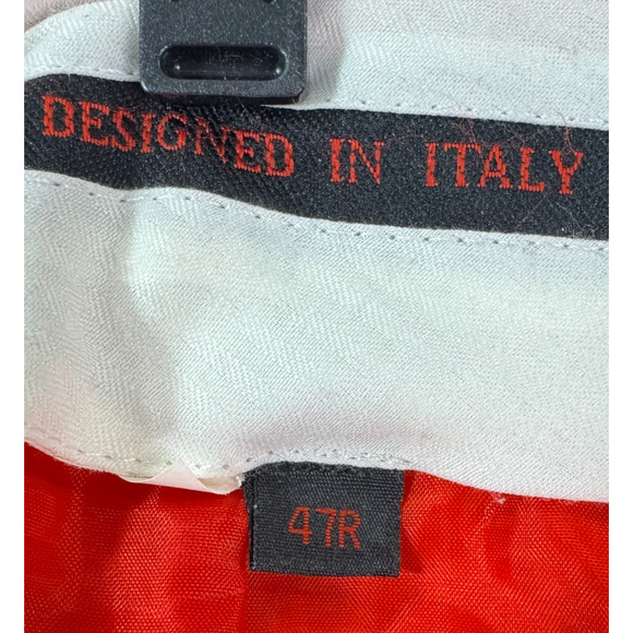 JP Designed In Italy Santa Suit Mens 52R Jacket 48x29 Pants Red - Picture 15 of 16